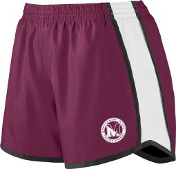 Augusta Pulse Team Short, Maroon/White/Black